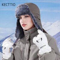 Kecttio Mũ Mùa Đông, Lông Bông Tai Nga Ushanka, Nóng Có Thể Điều Chỉnh Ấm Trapper Mùa Đông Mũ Nam Nữ