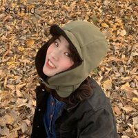 Kecttio Winter Ushanka, Mũ cưỡi máy bay ném bom dày ấm áp, Mũ bảo vệ tai Nga chống gió Lei Feng