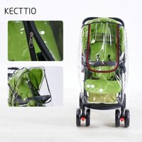 KECTTIO Xe Đẩy Che Mưa Thời Trang Pram Áo Mưa Phụ Kiện Cho Bé Xe Đẩy Buggy Áo Mưa