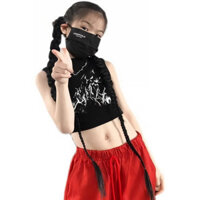 [KeDaYa] Có sẵn. Áo croptop Hàn Quốc, Áo thun đen vintage Mỹ, Đổ Khiêu Vũ Cho Bé Gái, Quan Áo Trẻ Em