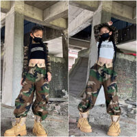 [KeDaYa] Có Sẵn. Bộ Đồ Phong Cách Mỹ, Quần Rằn Ri, Áo Crop Top Hàn Quốc, Quần Ống Rộng, Áo Thun Dài Tay, Trang Phục Nhảy, Đồ Hip Hop Bé Gái, Y2K, OOTD