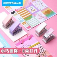 Kedeyou 92A0 đục lỗ sổ rời tạo tác đục lỗ mini một lỗ nhỏ thẻ học thủ công tự làm lưu trữ đóng gáy sổ tay A4 Giấy chứng nhận Nhãn Sổ Tay Máy Đục Lỗ Sổ tay