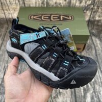 Keen Newport Retro Waterproof Black Blue Sky – Giày Sandal Rọ Trek Lội Nước Phượt Leo Núi – Big Sale