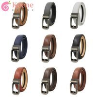 Keene men's click belt, ratchet adjustable trim leather belts, luxury comfort leather 110cm 120cm 130cm automatic buckle waistband man