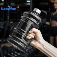 [Keepfun] 2L Di Động PETG Bình Nước Dung Tích Lớn Huấn Luyện Thể Thao Tập Luyện Bình Uống Bình Lắc Có Tay Cầm Tập Gym Ngoài Trời [Mới]