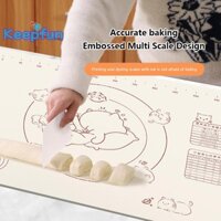 [Keepfun] Tấm lót silicon 70 * 50CM Thảm nướng bánh chống dính Tấm nhào bột cho nhà bếp Tấm nấu bột bánh Pizza [Mới]