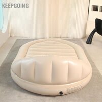 Keepgoing Nệm Hơi Cắm Trại 2 Người Giường Du Lịch Đệm Ngủ Chống Rò Rỉ Bơm Có Tựa Lưng Bề Mặt Sang Trọng Cho Khách Tại Nhà
