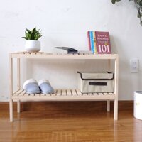 KỆ/GIÁ GỖ ĐỂ GIÀY DÉP 2 TẦNG LẮP RÁP