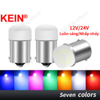 Kein 2 Chiếc Flash 12V 24V Đèn Led Cho Xe Tải 1156 1157 Đèn Phanh Nhấp Nháy BA15S P21W BAY15D P21 / 5W S25 Xe Biến Tín Hiệu Đỗ Xe Đảo Chiều Dừng Phía Sau Sương Mù Tự Động Đèn Xe Máy 9SMD 3014