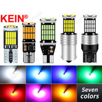 Kein 2 Chiếc T10 Đèn Led T15 W16W 1156 Đèn Led BA15S T20 7440 7443 1157 BAY15D Đèn Đỗ Xe P21W Đuôi Xe Phanh Tín Hiệu Bật Ngược Đèn Led Xe Máy Tự Động Đèn Led