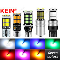 Kein 2 Chiếc T10 Đèn Led T15 W16W 1156 Đèn Led BA15S T20 7440 7443 1157 BAY15D Đèn Đỗ Xe P21W Đuôi Xe Phanh Tín Hiệu Bật Ngược Đèn Led Xe Máy Tự Động Đèn Led