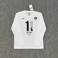 Kelly Irving Nets Jersey Giải Trí Thể Thao Huấn Luyện Bắn Đồng Phục Bóng Rổ Áo Thun Dài Tay Nhanh Khô