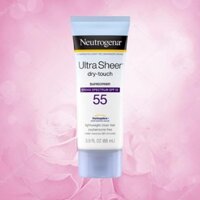 Kem (88ml) chống nắng cho trẻ từ 6 tháng tuổi Neutrogena Ultra Sheer Dry-Touch Sunscreen Broad Spectrum SPF 55/100+, USA