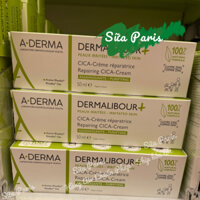 Kem A derma Dermalibour 50ml dưỡng ẩm, phục hồi, làm dịu da và KK cho da kích ứng, mẩn ngứa, hàng Pháp nội địa