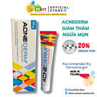 Kem ACNEDERM Giảm Mụn, Mờ Thâm, Làm Trắng Da Acne-Derm Kwas Azelainowy 20% [20g]