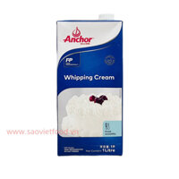 Kem Anchor whipping cream hộp 1L