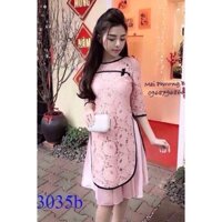 [Kèm ảnh thật] Set áo dài cách tân chân váy