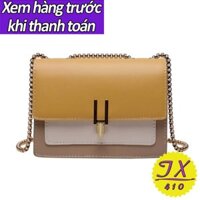 (Kèm ảnh thật) Túi đeo chéo da giản dị phong cách vintage TX00062