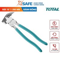 Kềm bấm hàng rào 250mm TOTAL THT210102, đầu kềm được đánh bóng và mạ đen, siêu cứng chống rỉ sét cong vênh - chính hãng