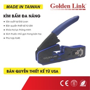 Kềm bấm mạng đa năng Golden Link GL-012020