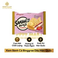 Kem Bánh Cá Binggrae Dâu Hàn Quốc