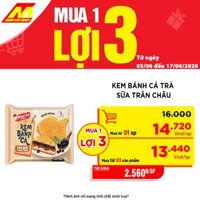 Kem bánh cá Trà sữa Trân châu