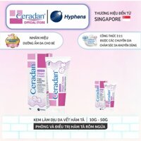 Kem bảo vệ và ngăn ngừa hăm tã Ceradan® Diaper Cream Với Zinc Oxide, Octenidine & Công thức 3:1:1 Ceramide Tuýp 10g&50g