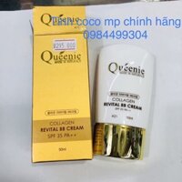 Kem BB Cream Collagen Queenie 50Ml số 21, kem nền che khuyết điểm trắng mịn da, chống nắng, kiểm soát dầu và dưỡng ẩm