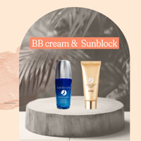 Kem BB tái tạo đa năng GUERISON + Kem chống nắng Hexanediol 60ml SPF 50 + / PA + + +