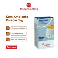 Kem Béo Thực Vật Ambiante Puratos – Hộp 1L - Kem Topping Cream