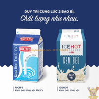 Kem Béo Thực Vật Rich lùn 454gr bao bì mới