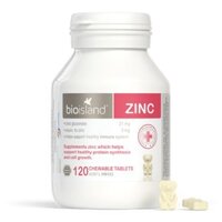 Kẽm BIO Island Zinc viên nhai bổ sung Kẽm cho trẻ hộp 120 viên