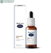 Kẽm BioCare Zinc With Vitamin C dạng giọt 30ml