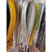 Kẽm bọc nilong vàng bạc làm cây bonsai, vương miện, mấn cô dâu 1 tép 50 cọng - Vàng,0.5mm