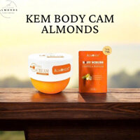Kem BoDy Cam - ALMONDS - Hỗ Trợ Sáng Da Vitamin C