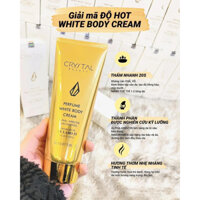 Kem body Crystal hương nước hoa 33 sữa dưỡng thể chống nắng giúp da đều màu