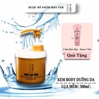 Kem body dưỡng trắng da, make up nâng tone sáng mịn - Lụa Mềm