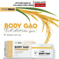 KEM BODY GẠO 200gr DƯỚNG DA BODY TRẮNG SÁNG