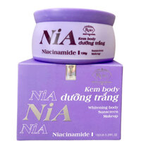 Kem Body Hỗ Trợ Dưỡng Trắng NiA ( Kem body Ý Dĩ cũ ) Giúp trắng da mờ thâm , đều màu da