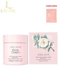 Kem Body Kích Trắng Trẻ Hóa Da Weilaiya White Tone-Up Body Cream SPF30 PA+++
