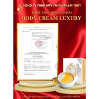 Kem body Luxury  250gr siêu trắng sáng toàn thân mỹ phẩm Pham Thủy Beauty