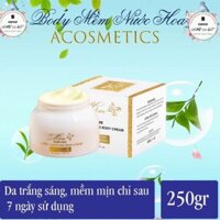 Kem Body Mềm A COSMETICS, kem dưỡng trắng da toàn thân, giúp da trắng sáng, mềm mịn. sau 7 ngày sử dụng