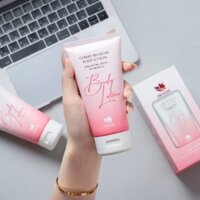 Kem Body Ngày Trắng Hồng Hoa Anh Đao Nhật Bản thương hiệu Linh Hương 150ml