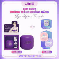 Kem body Ngọc Trinh trắng da chống nắng chính hãng Ume Việt Nam, body ume tặng gói ủ kích trắng và tẩy tbc
