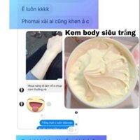 Kem body Pho mai siêu trắng da