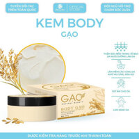 Kem body trắng da Gạo Natural dưỡng trắng da body toàn thân chính hãng 120Gr