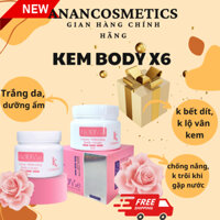 Kem body x6 Linhkool , Kem dưỡng trắng chuyên sâu,dưỡng ẩm,chống nắng da hiệu quả Luxury whitening Body X6 Cream 250G.