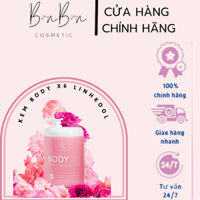 Kem body x6 Linhkool , Kem dưỡng trắng chuyên sâu,dưỡng ẩm,chống nắng da hiệu quả Luxury whitening Body X6 Cream 250G hh