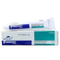 Kem bôi Axcel Fungicort Cream điều trị nấm ngứa da, viêm da, dị ứng ngoài da (15g)