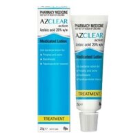 Kem bôi Azclear 20 Azelaic Acid giảm mụn mờ thâm 25g